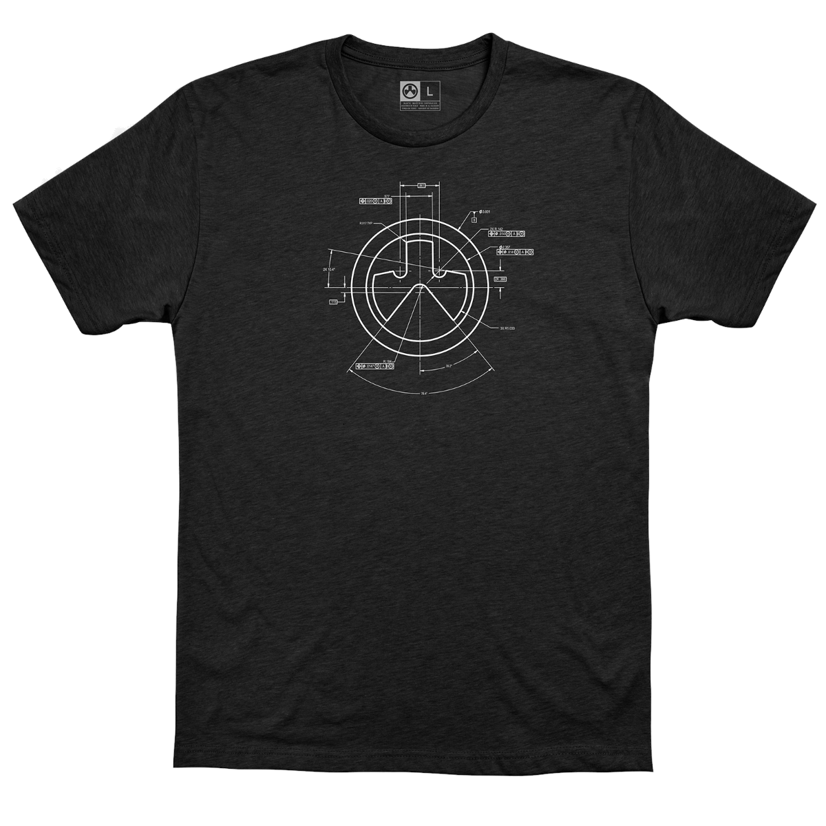 Magpul Industries Corp Engineered Cvc, Magpul Mag1118-001-3x Engineered Cvc Shirt 3x  Blk