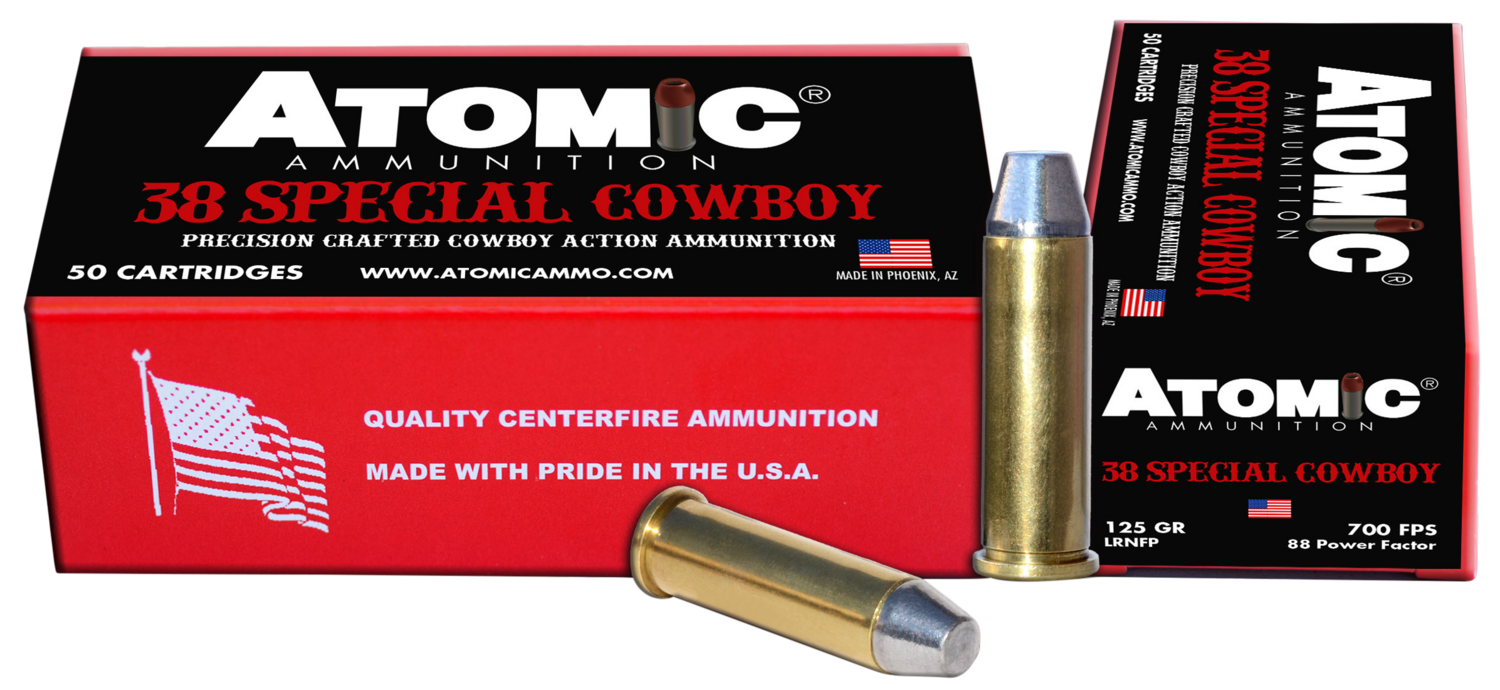 Atomic Cowboy Action, Atomic 00451 38spc Cwboy 125 Lrnfp           50/10