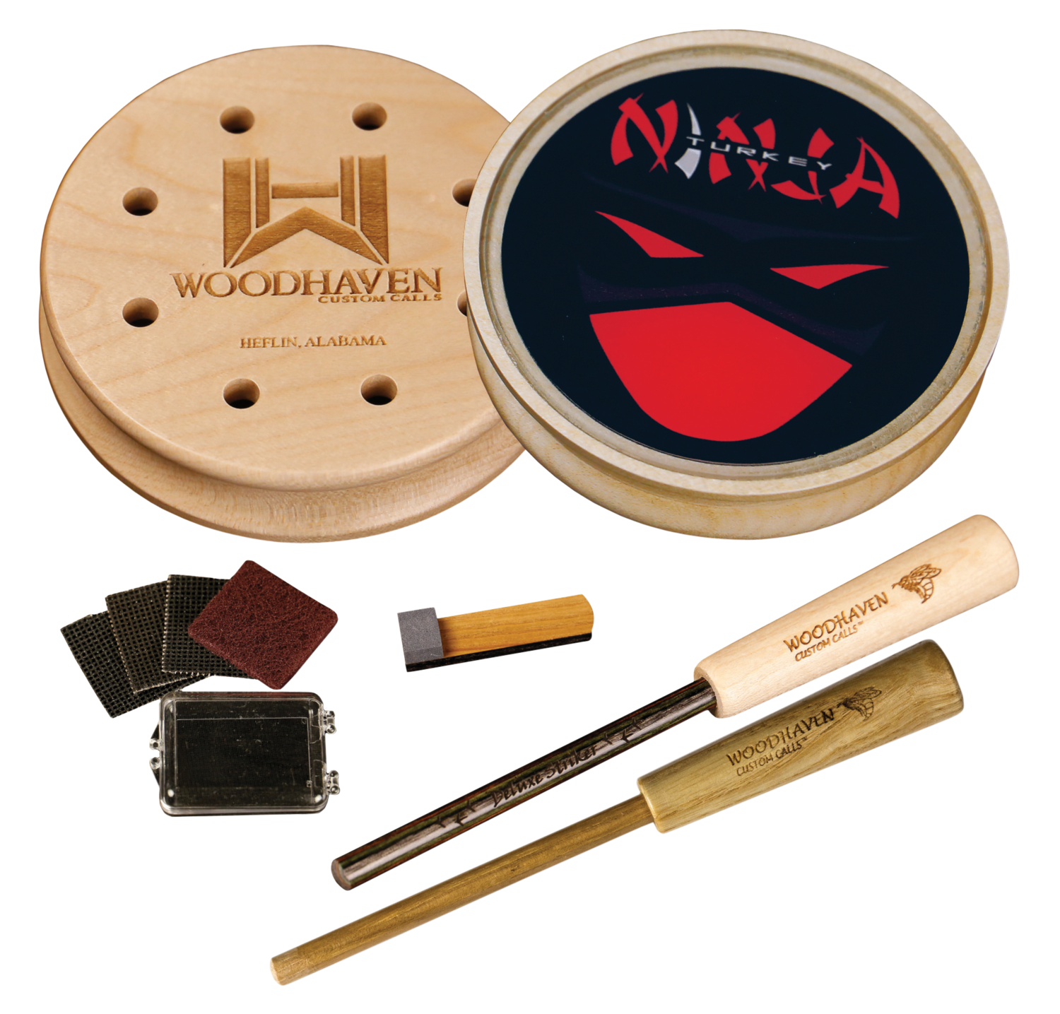Woodhaven Custom Calls Red Ninja Power V, Woodhaven Wh310 Red Ninja Glass