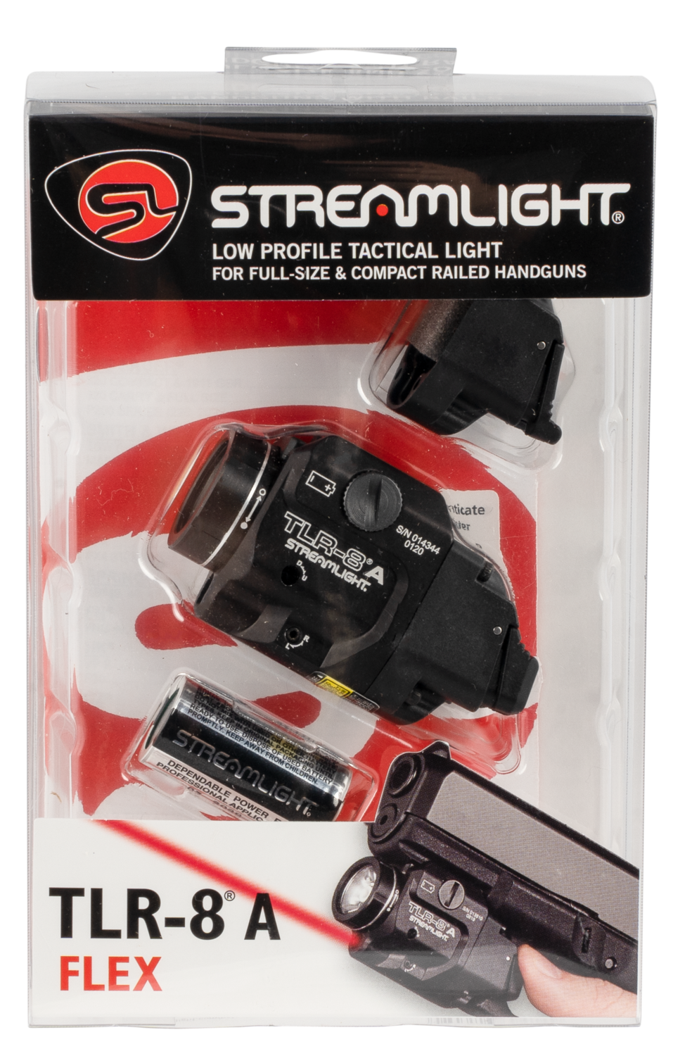 Streamlight Tlr-8 A, Stl 69414  Tlr8a Flex Red Lsr/light Hi/lo Switch