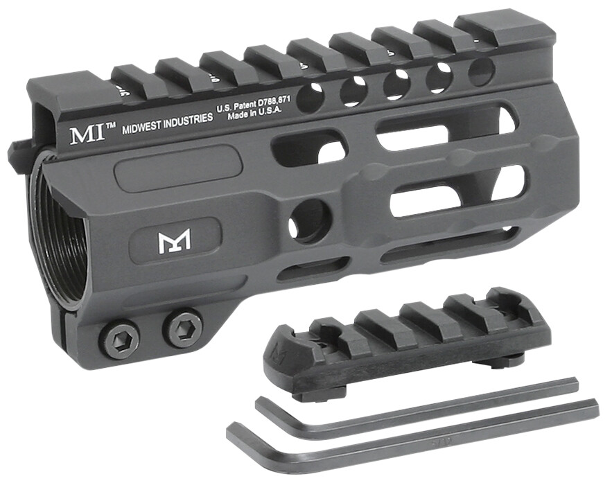 Midwest Industries Inc Combat, Midwest Mi-crm4.5       Combat Mlok Handguard  4.5