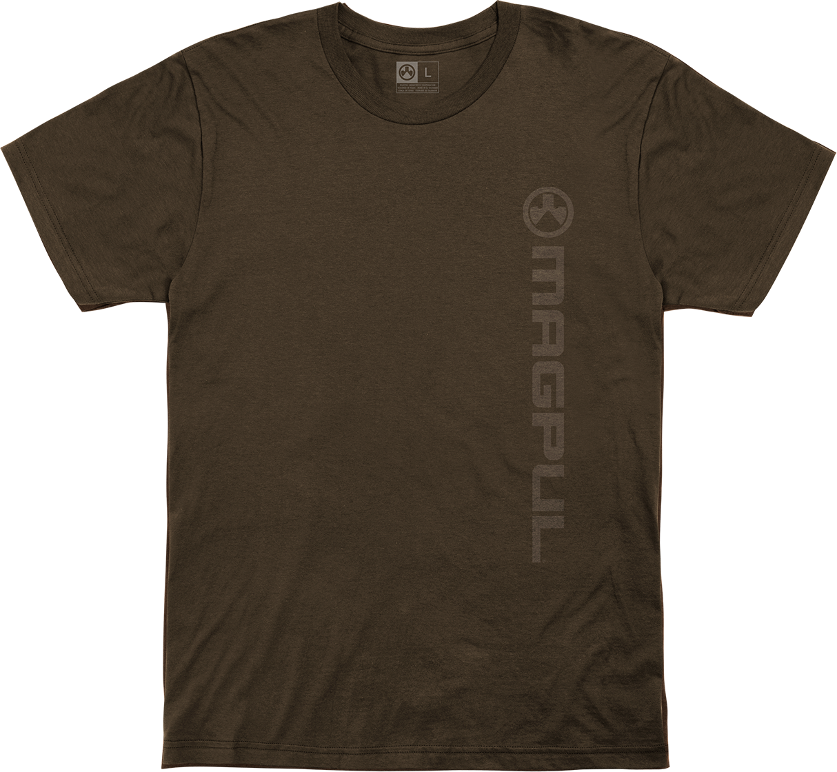 Magpul Industries Corp Vertical Logo, Magpul Mag1113-200-s  Vert Logo      Shirt Sm  Brn