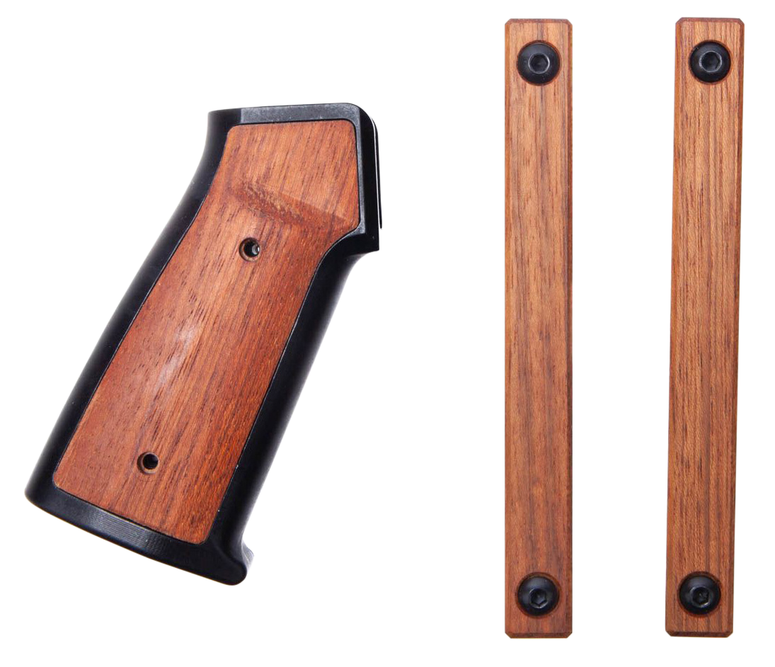 Sharps Bros Llc Ar-15, Sharps Sbarg01 Ar Grip Set Brazilian Cherry Wood