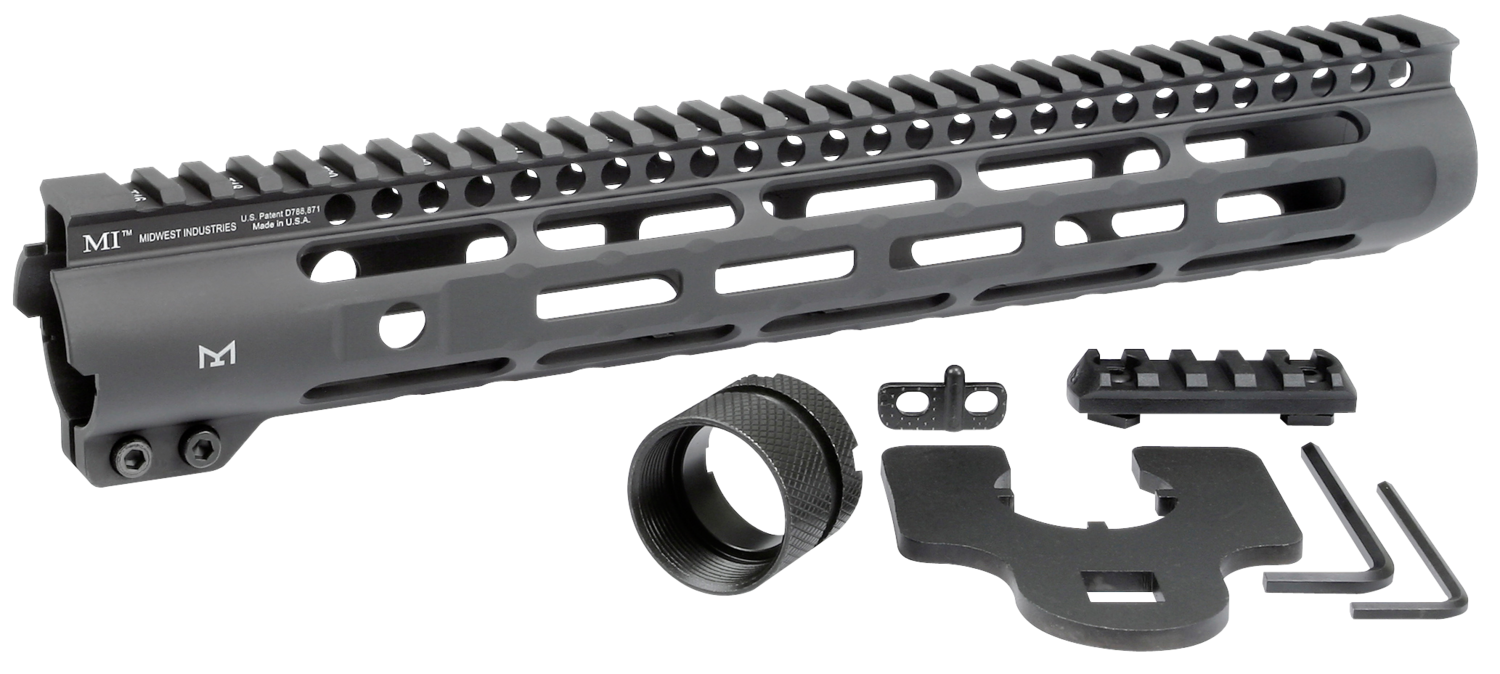 Midwest Industries Inc Slimline, Midwest Mi-slh12.625    Slim Line   Mlok Rl   12.6