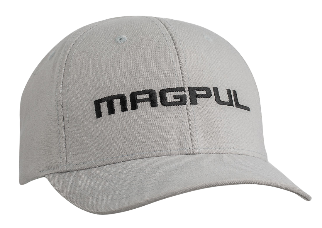 Magpul Industries Corp Wordmark, Magpul Mag1103-020 Wordmark Stretch Hat S/m   Gry