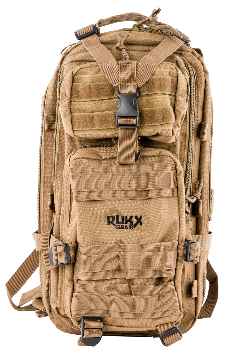 Rukx Gear Tactical, Rukx Atict1dt   Tact 1 Day Backpack Tan