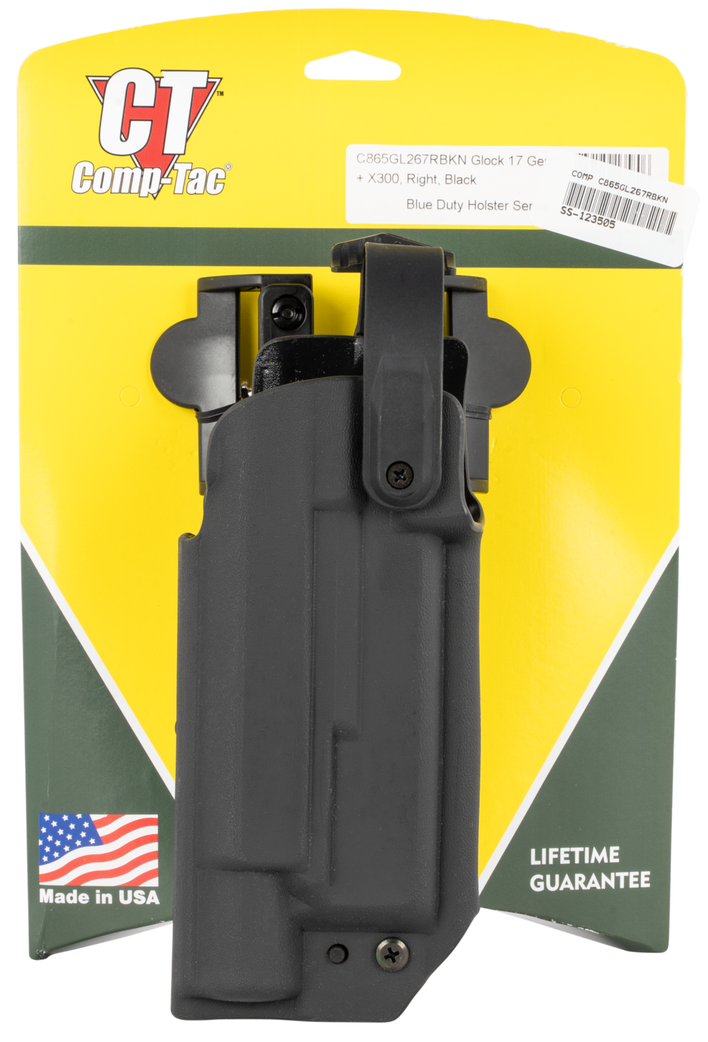 Comp-tac Blue Duty, Comptac C865gl235rbkn Blueduty Opt Rdy Glk17 X300
