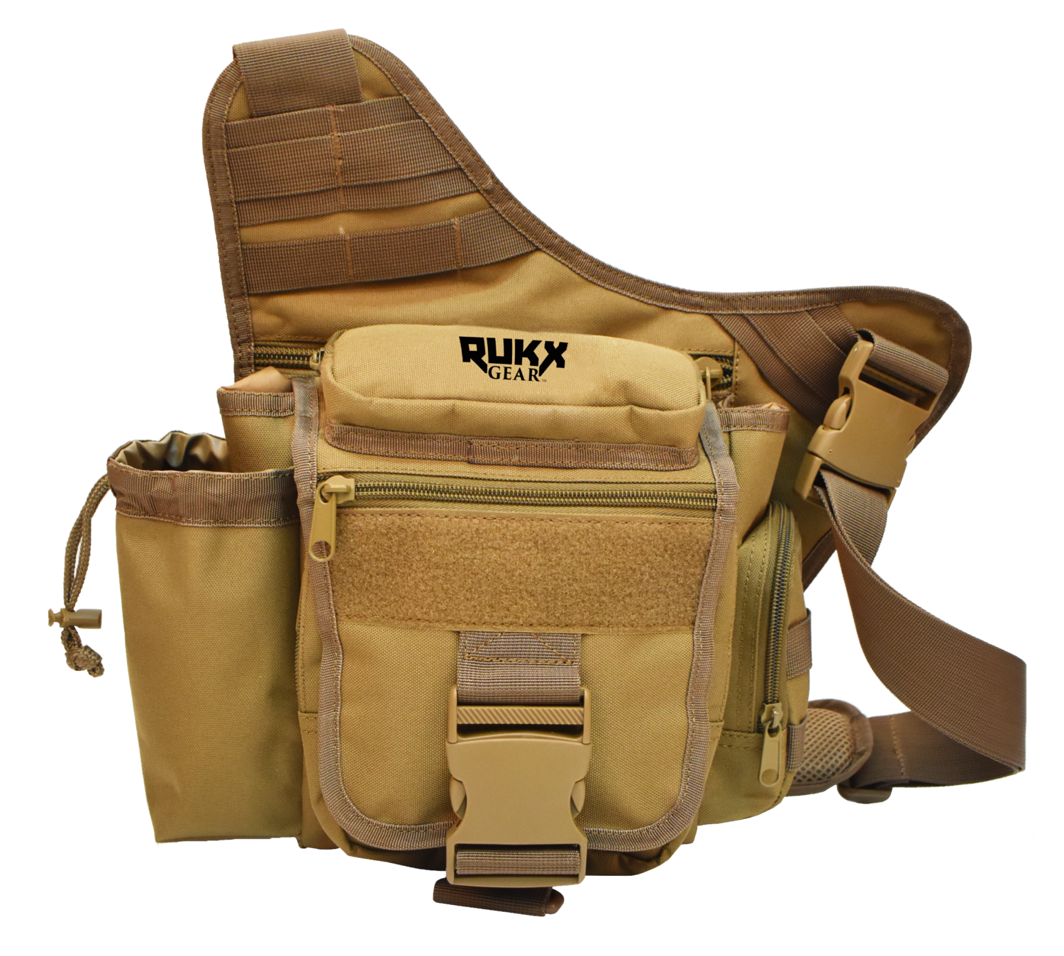 Rukx Gear Sling Bag, Rukx Atictsbt   Single Strap Sling Bag Tan