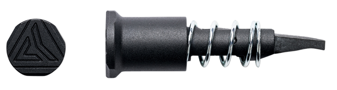 Radian Weapons Forward Assist, Radn R0231 Forward Assist 7075 Aluminum        Blk