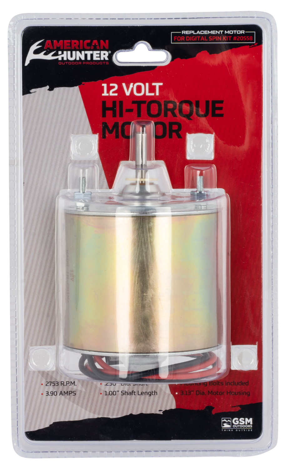 American Hunter High-torque Motor, Ahuntr 20575       Fm-6 12v Motor