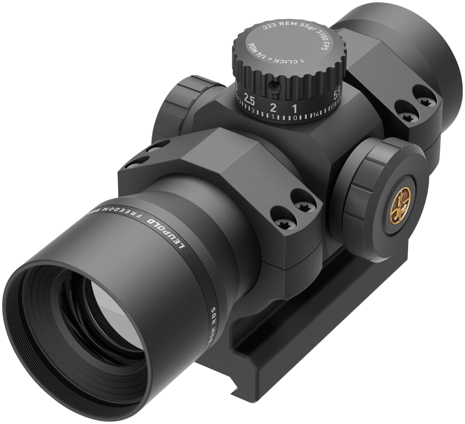 Leupold Freedom Rds Bdc W/mount, Leu 180093 Freedom Rds    1x34 Bdc 1.0 Moa W/mnt