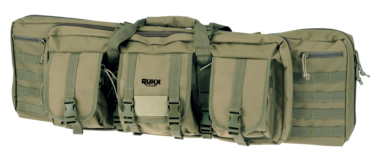 Rukx Gear Tactical, Rukx Atict36dgg 36in Tact Dbl Gun Case Grn
