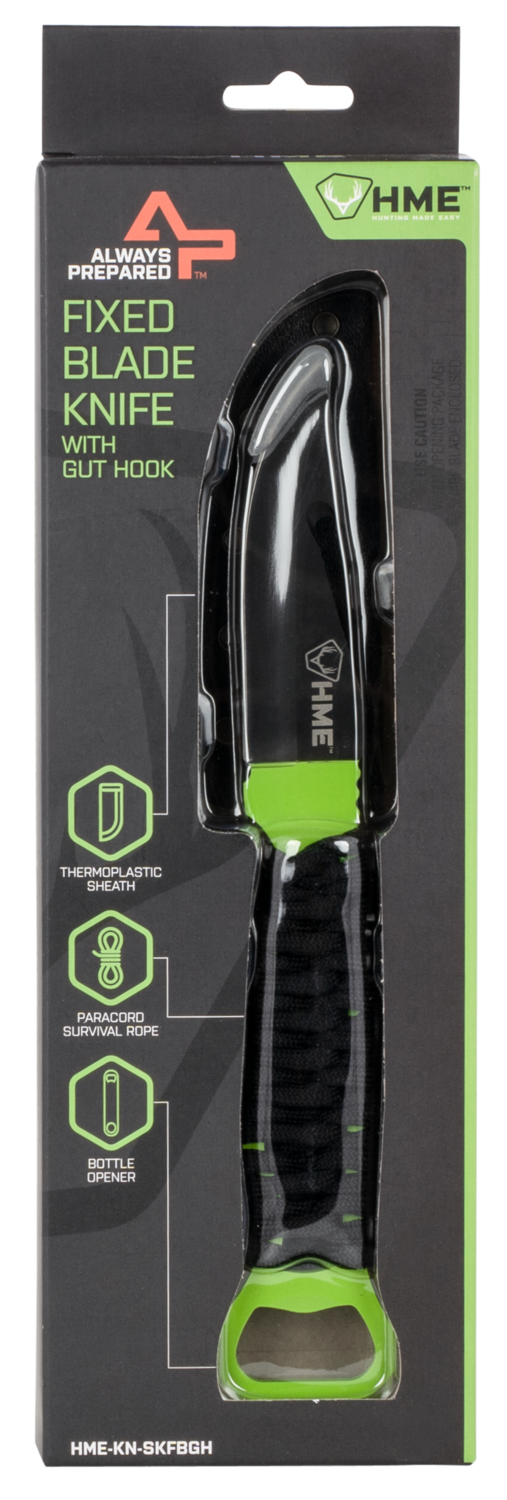 Hme Skeleton, Hme Kn-skfbgh      Skeleton Fixed Blade W/guthook