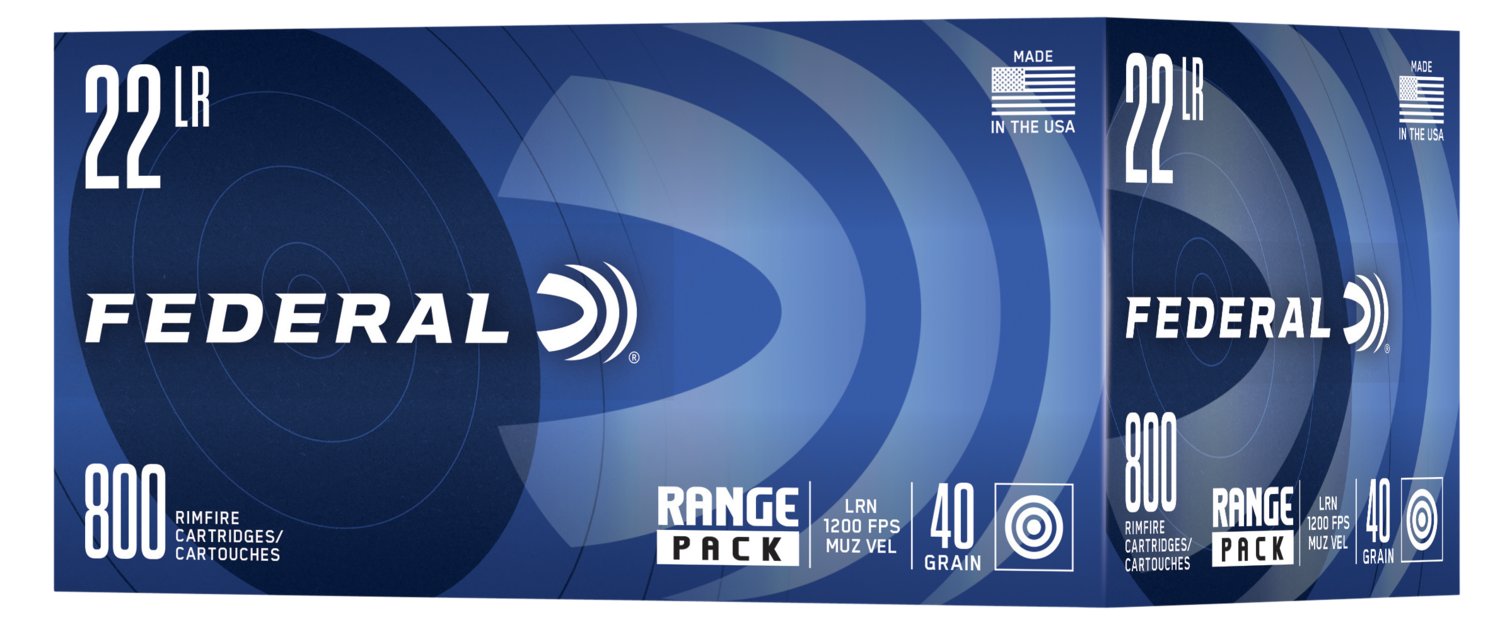 Federal Range Pack, Fed 729b800    22lr 40 Lrn  **bulk**         800/4