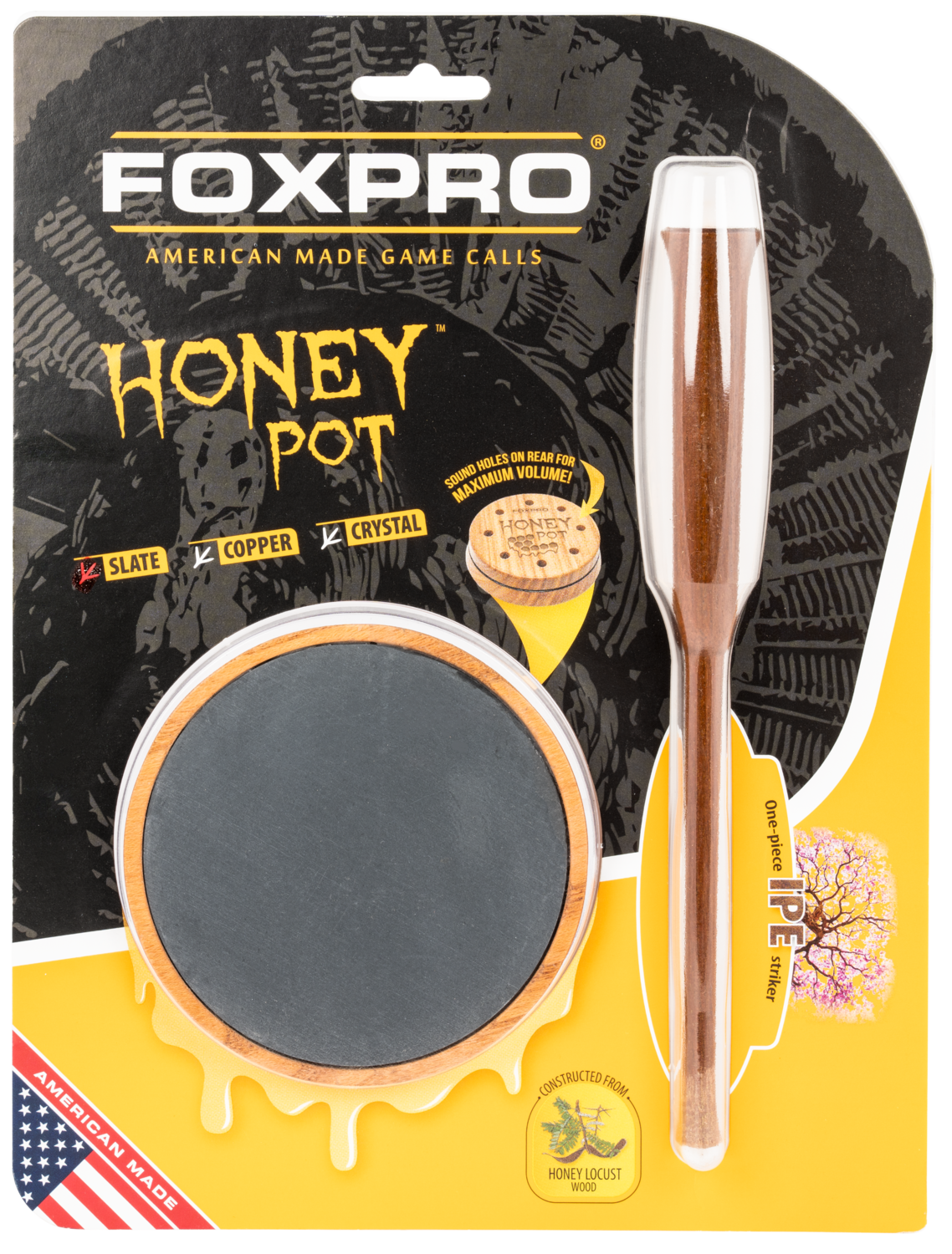 Foxpro Honey Pot, Foxpro Hpslate                Turkey Call