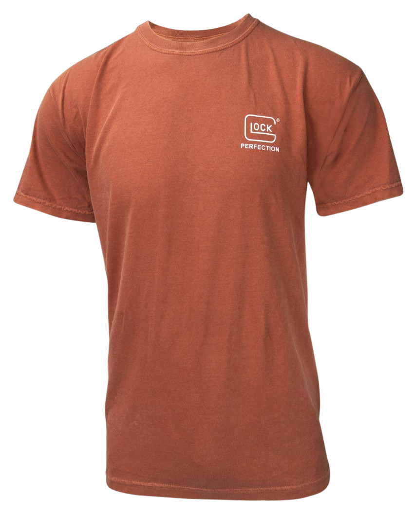 Glock Carry With Confidence, Glock Aa75112  Carry Confidence Shirt Rust      Sm