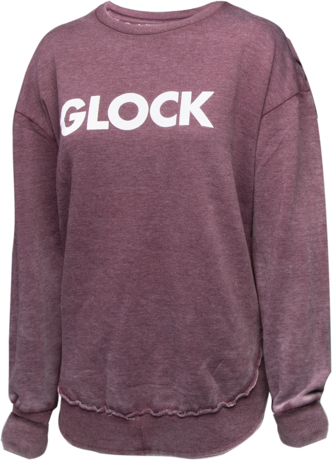 Glock Women's Retro Fleece, Glock Ap95898  Ladies Retro Fleece Maroon       Lg