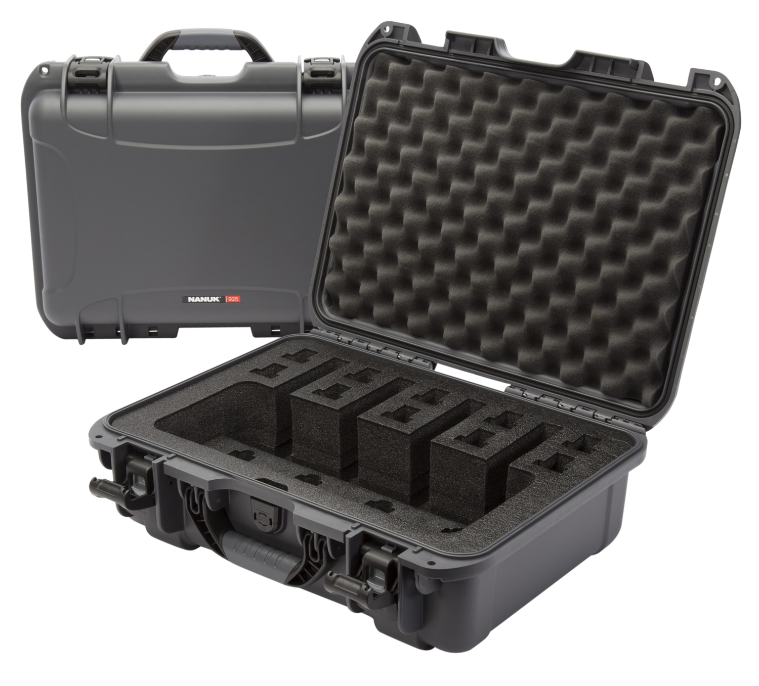 Nanuk (plasticase Inc) 925, Nanuk 9254up7    Nanuk Case W/foam 4up Graphite