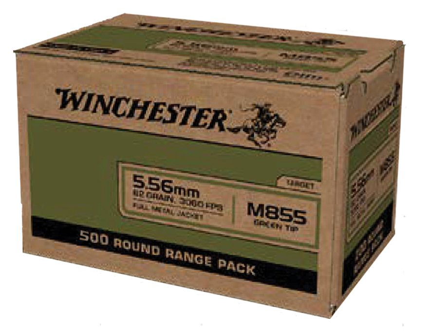 Winchester Ammo Usa, Win Wm855500   5.56 M855  62 Fmj Lc          500/2