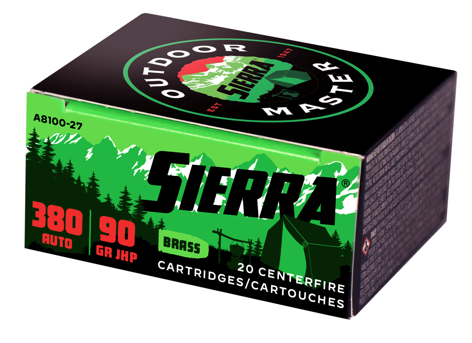 Sierra Outdoor Master, Sierra A810027    Outdoor Mstr 380   90 Jhp  20/10