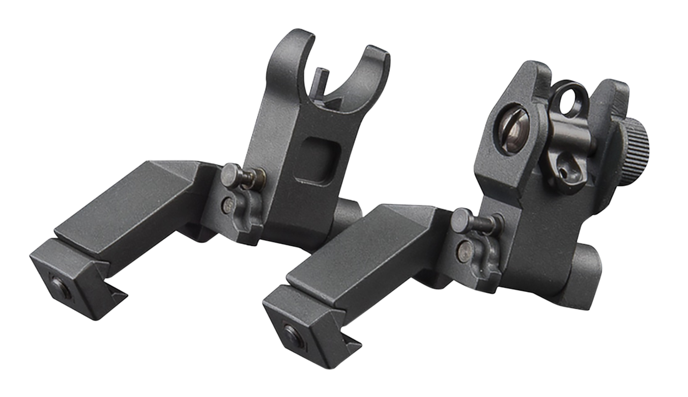 Aim Sports Ar Low Profile 45 Degree Flip-up Sight Set, Aimsports Mt45fs    Low Sgts 45 Degree Flip Up Sgt