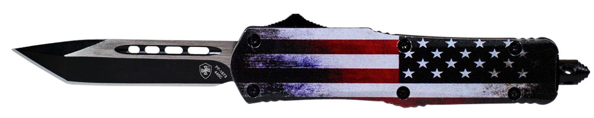 Templar Knife Us Flag, Temp Sus231   Sml   Us Tanto 440c Black