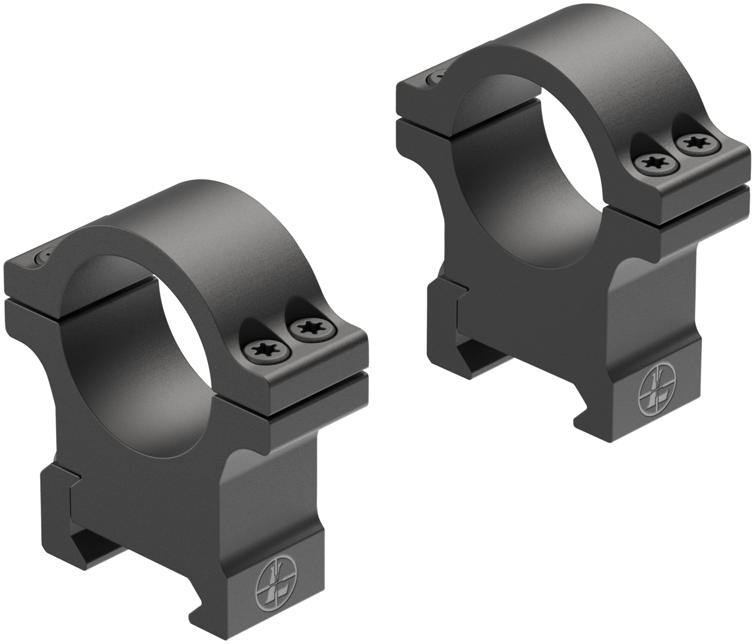 Leupold Open Range, Leu 180945 Open Range Cross-slot Rings 1in  Hi
