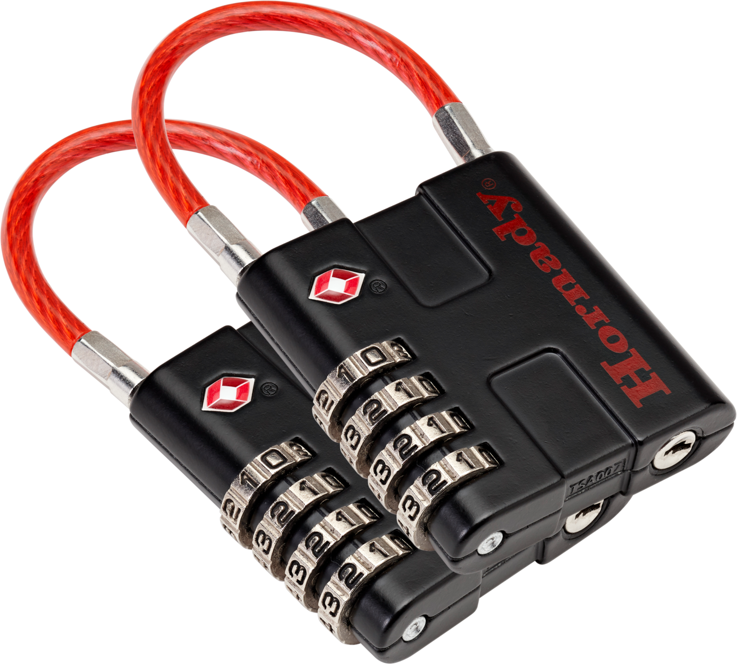 Hornady Rapid Safe, Horn 96022   Tsa Padlock W/cable 2pack