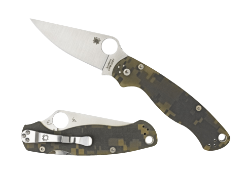 Spyderco Para Military 2, Spy C81gpcmobk2 Para Mltry G-10 Pln Ss  3.44  Camo