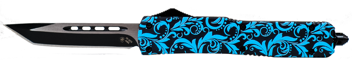 Templar Knife Maiden Teal, Temp Mmdt231  Slim  Maiden Teal Tanto 440c Blk