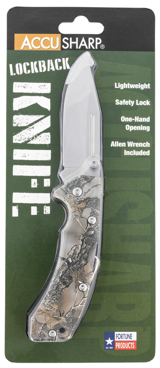 Accusharp Lockback, Fpi 713c  Accusharp Lockback G10 Knife Camo