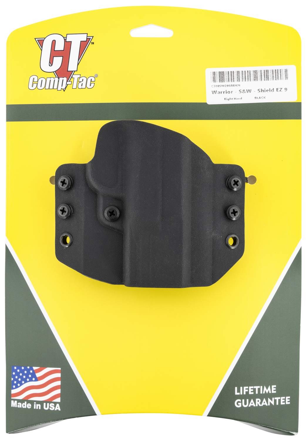 Comp-tac Warrior, Comptac C708sw295rbkn Warrior Owb     S&w Ez 9