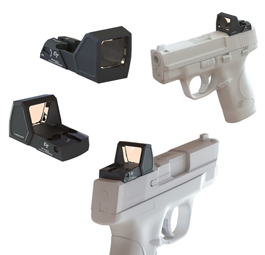 Crimson Trace Rad, Crim 01-01970   Rad Micro Pro Comp Reflex Sgt Red