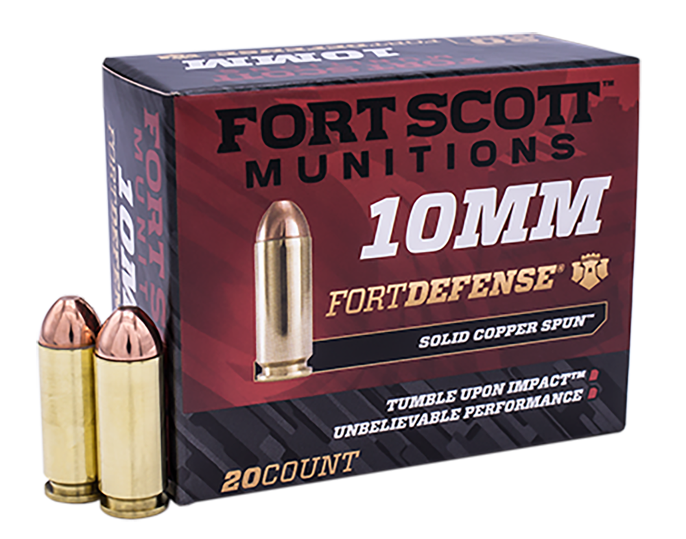 Fort Scott Munitions Tumble Upon Impact (tui), Fsm 10mm-124-scv     10mm   125gr Tui        20/25