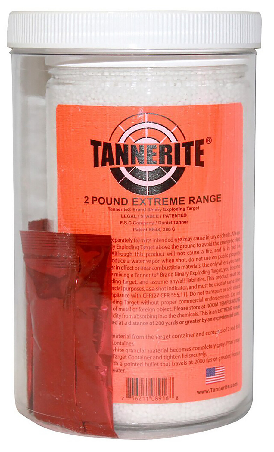 Tannerite 2 Pound Target, Tan 2et                2lb      Target   6 Cs