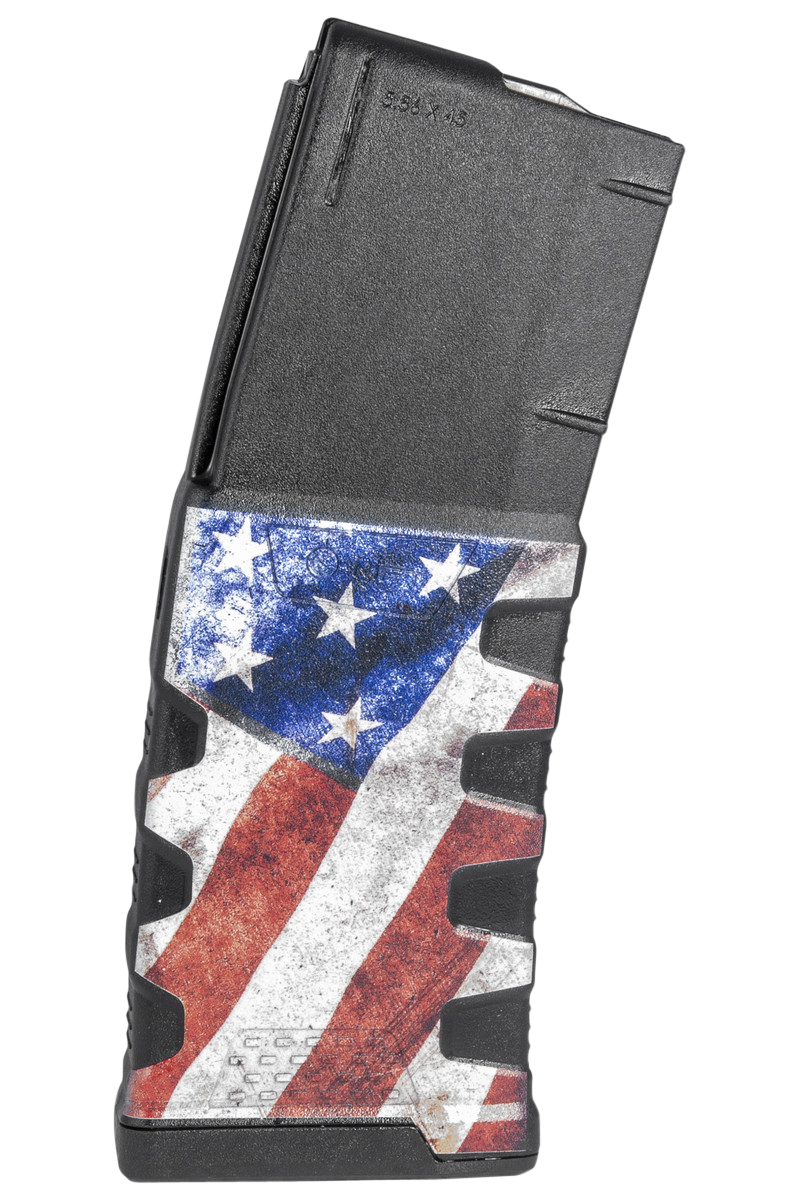 Mission First Tactical Extreme Duty, Mft Exdpm556-afm1   Ar15 223 Poly Mag 30r Flag