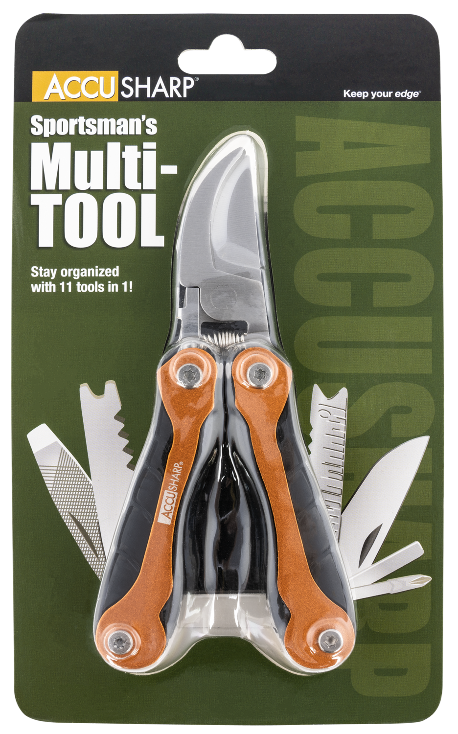 Accusharp Sportsman's, Fpi 085c  Sportsmans Multi-tool  Orange