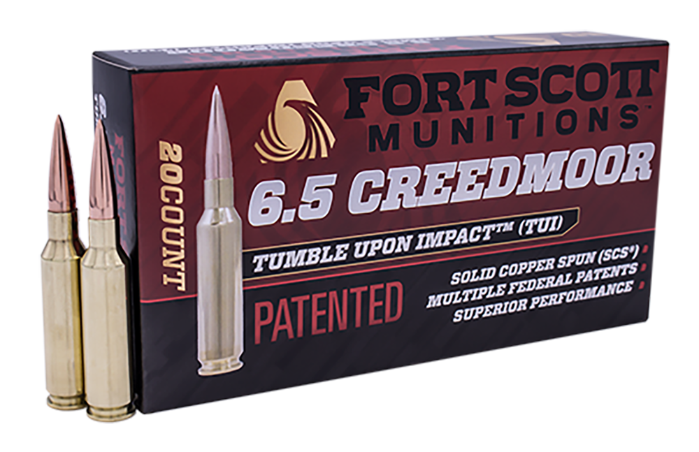 Fort Scott Munitions Tumble Upon Impact (tui), Fsm 65cm-123-scv1-1  6.5cm  123gr Scs Tui    20/10