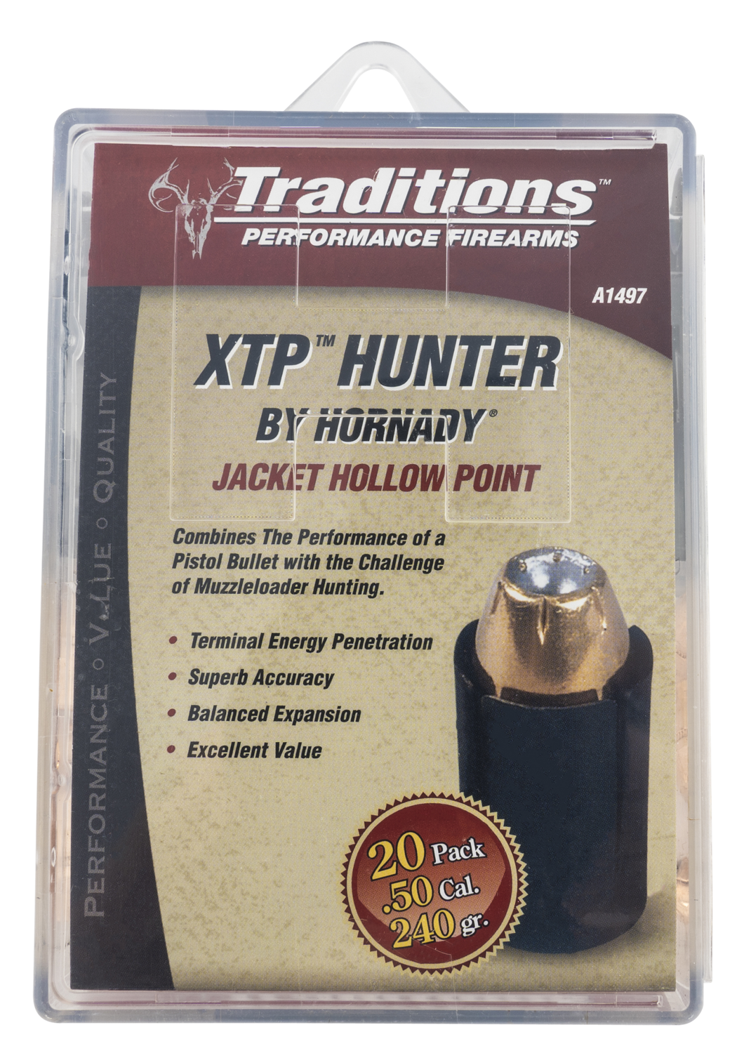 Traditions Xtp Hunter, Trad A1497    Xtp Hunter Bullet      240/50 20