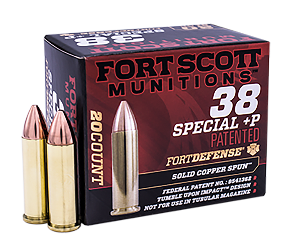 Fort Scott Munitions Tumble Upon Impact (tui), Fsm 38+p-081-scv     38sp +p 81gr Tui        20/25