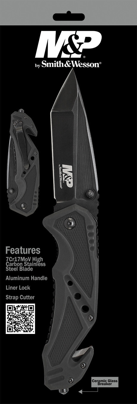 Sw Knives M&p, Swk Swmp11bcp   M&p Clip Folder Black