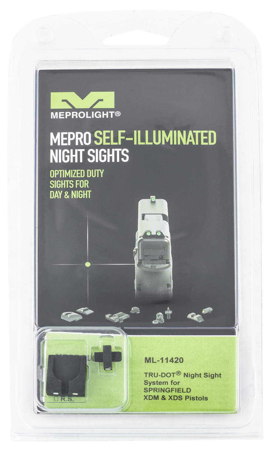 Mepro Usa Llc Mepro Tru-dot, Mepro 114203101  Trudot Spr Xdm/xds       Grn/grn