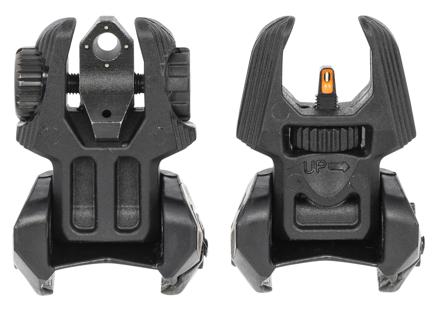 Mepro Usa Llc Fubs Self Illuminated Flip Backup Sights, Mepro 403240     Fubs-flip Backup Sght 4dot Blk