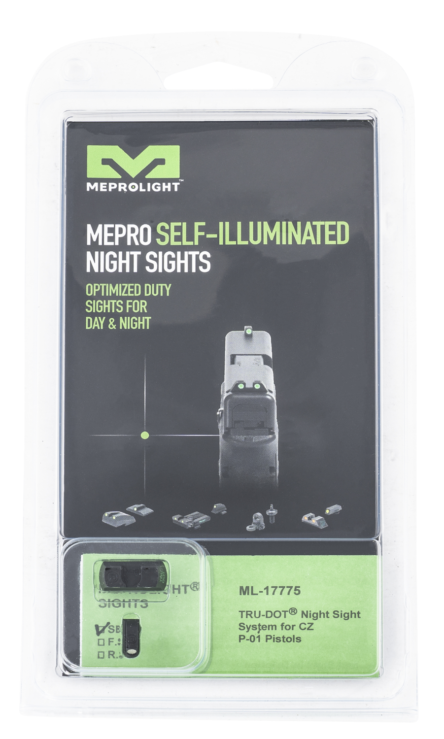 Mepro Usa Llc Mepro Tru-dot, Mepro 177753101   Trudot Cz P01            Grn/grn