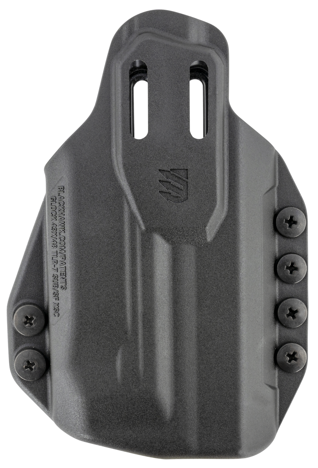 Blackhawk Stache, Bhwk 416476bk   Stache Iwb Lb Glock 43x/48 Sf Xsc