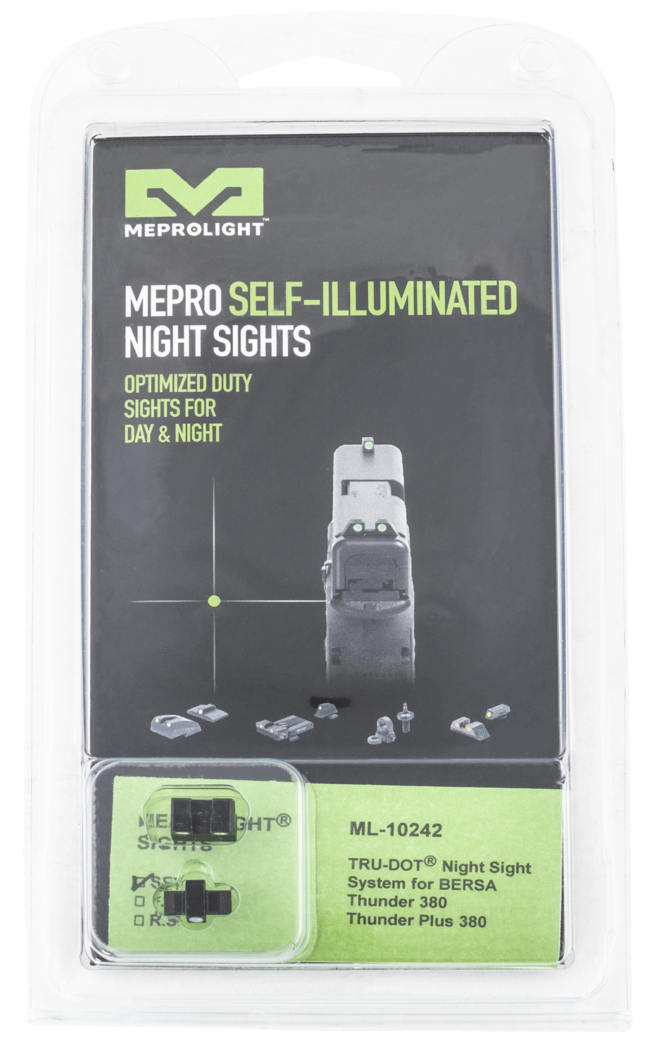 Mepro Usa Llc Mepro Tru-dot, Mepro 102423101  Trudot Bersa Thunder     Grn/grn