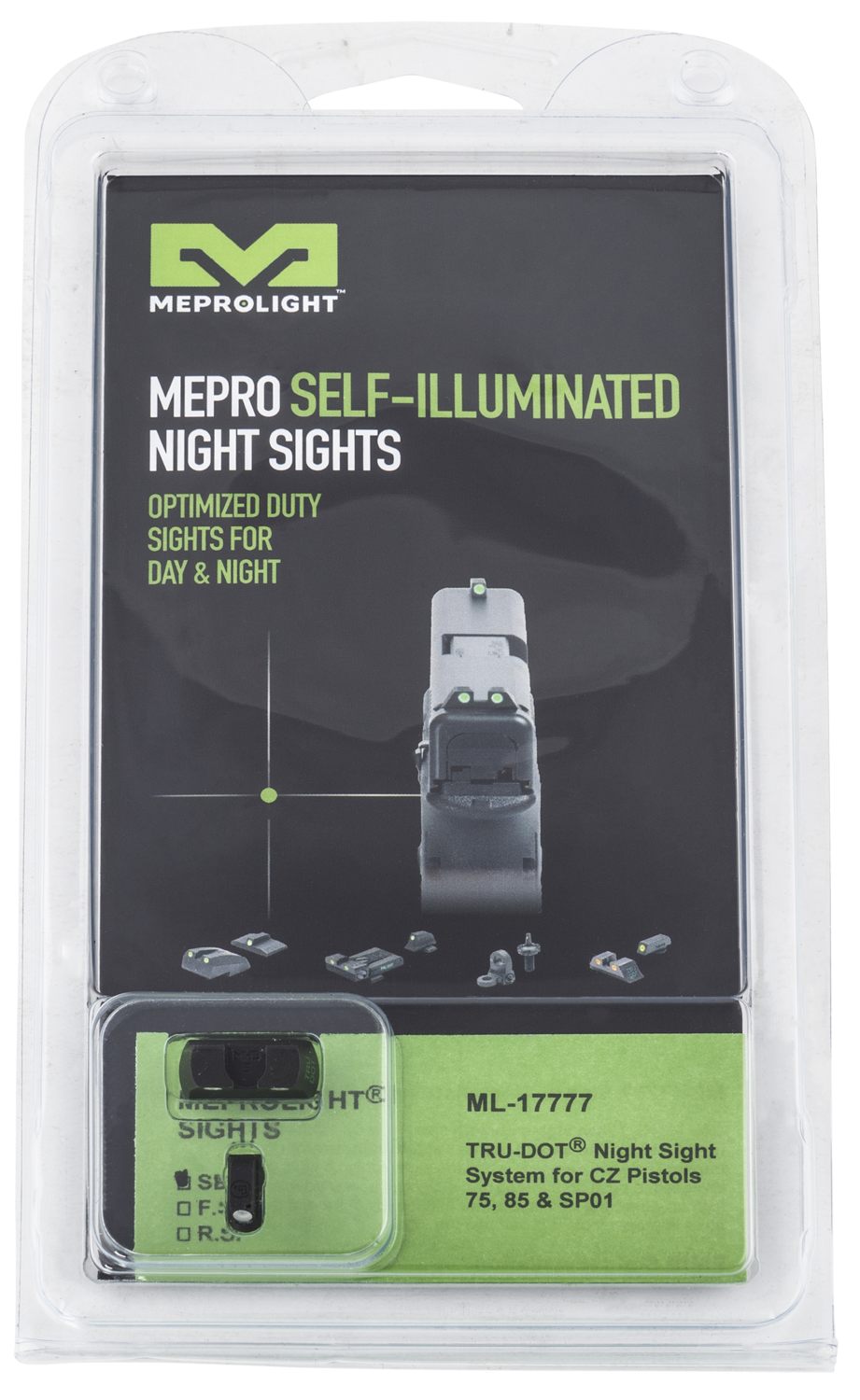 Mepro Usa Llc Mepro Tru-dot, Mepro 177763101   Trudot Cz 75/85/sp01     Grn/grn