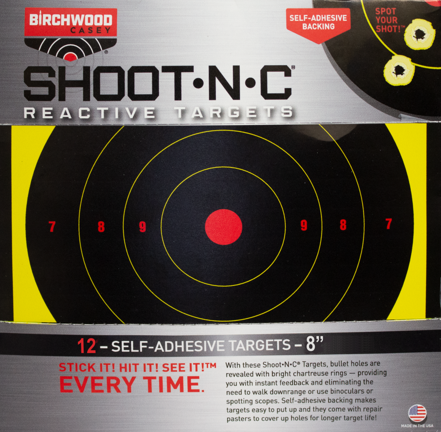 Birchwood Casey Target Dispenser, Bir Tdsnc8-12pk    8"  Target Dispenser 12pk
