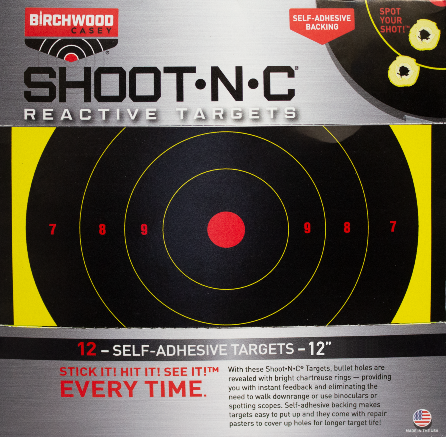 Birchwood Casey Target Dispenser, Bir Tdsnc12-12pk   12" Target Dispenser 12pk