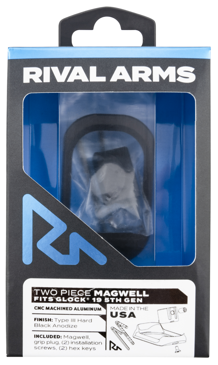 Rival Arms Two Piece Magwell, Rival Rara70g221a Magwell G19 Gen5 Blk